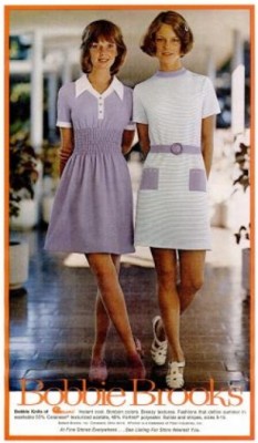 Bobbie Brooks Knits of Celara Women Dress Pantdress 1971 Vintage Print Ad