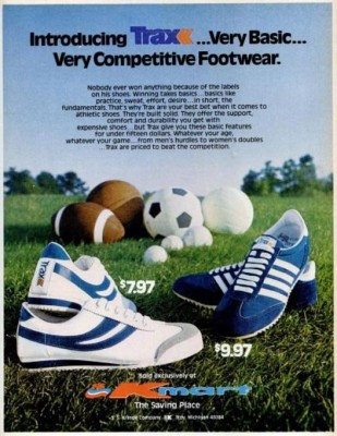 Rad Ads: Kmart’s Trax Athletic Shoes (1976) | Bionic Disco