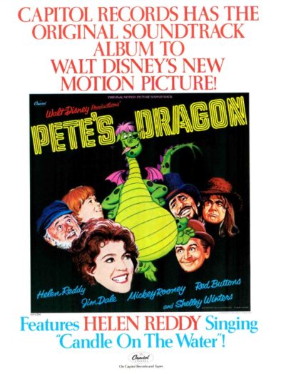 Classic 70s Music Ads: ‘Pete’s Dragon’ (Helen Reddy, 1977) | Bionic Disco